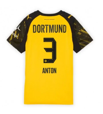 Lacne Ženy Futbalové dres Borussia Dortmund Waldemar Anton #3 2025-26 Krátky Rukáv - Domáci